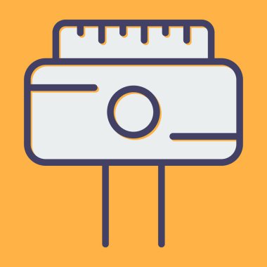 Tıklama simgesi basit illüstrasyon   