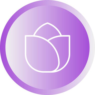  gül çiçeği ikonu vektör illüstrasyonu 