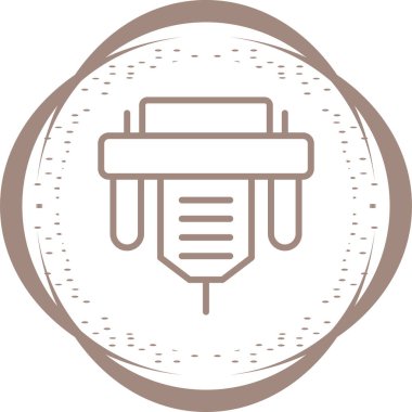 Kablo simgesi, vektör illüstrasyonunu göster