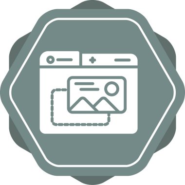  Resim simgesi. Grafiğin vektör illüstrasyonu