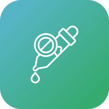 Engellenmiş Bırakıcı Simgesi, Beyaz Arkaplanda Vektör İllüstrasyonu 