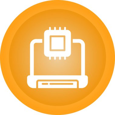 dizüstü bilgisayar simgesi, vektör illüstrasyonu 