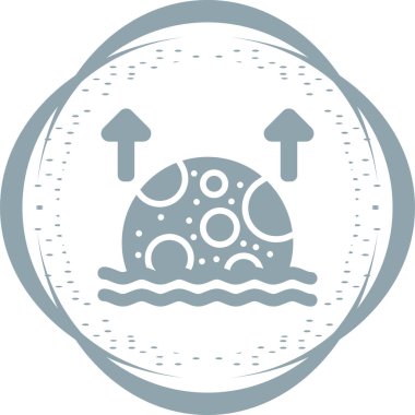 Ay simgesi, vektör illüstrasyonu basit tasarım