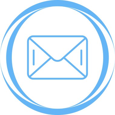 e- posta iletisi simgesi, vektör illüstrasyonu 