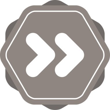 ok simgesi, vektör illüstrasyonu 