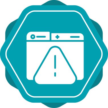 uyarı işareti basit illüstrasyon