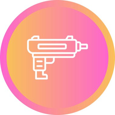 Silah simgesinin vektör illüstrasyonu 