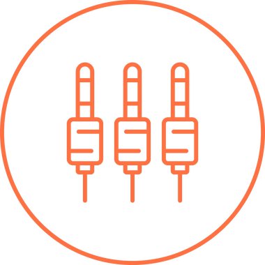 Video Kablo simgesi, basit biçim