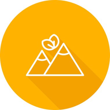 Sürdürülebilirlik web simgesi vektör illüstrasyonuna meydan okuyor 