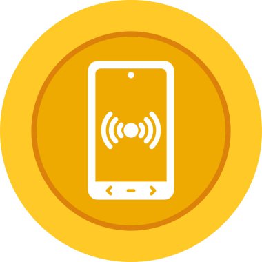 Sıcak nokta simgesi, basit vektör illüstrasyonu