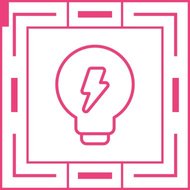 Bir fikrim var. Web simgesi basit illüstrasyon 