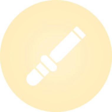 Keski simgesi, vektör illüstrasyonu basit tasarım