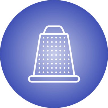 grater simgesi, web basit illüstrasyon