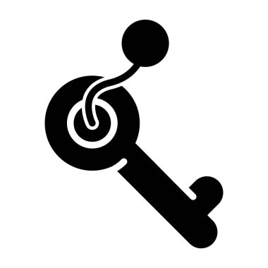 anahtar simgesi, vektör illüstrasyonu basit tasarım