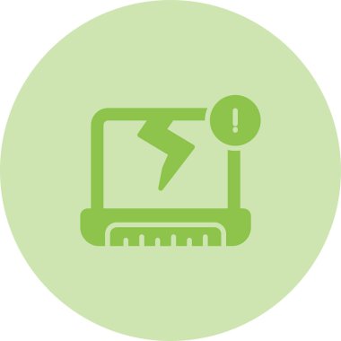 Bilgisayar. Web simgesi basit illüstrasyon