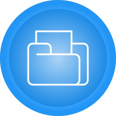 dosya dizini simgesi, vektör illüstrasyonu basit tasarım