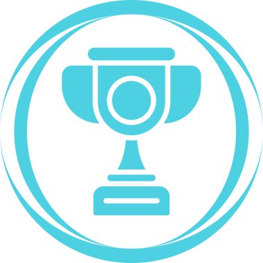 kupa ikonu vektör illüstrasyonu 