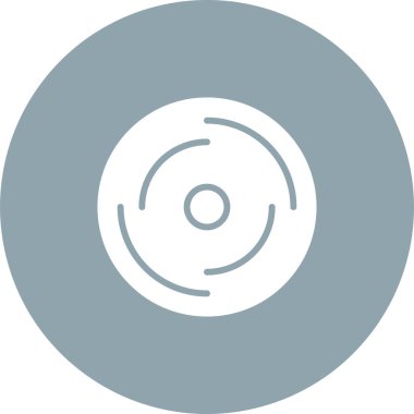 Disk modern simgesinin vektör illüstrasyonu