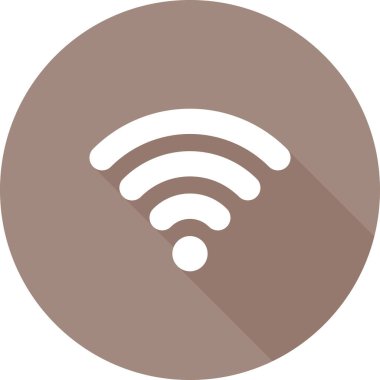 wifi sinyal ağ simgesi, vektör illüstrasyonu 