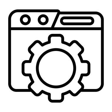 Sistem Güncelleme simgesinin vektör çizimi