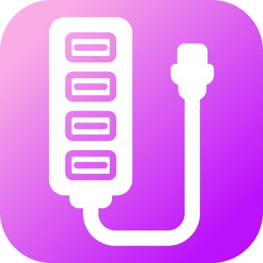 USB İnbot modern simgesinin vektör çizimi 