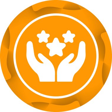 Glory web simgesinin vektör illüstrasyonu