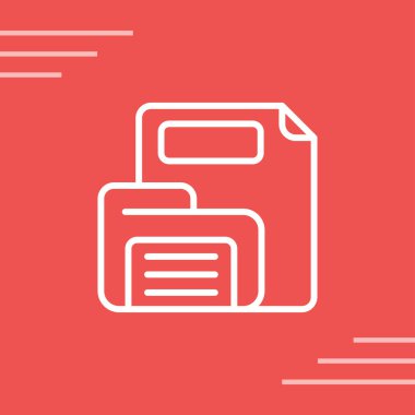 dizin simgesi, vektör illüstrasyonu basit tasarım