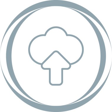 bulut hesaplama ağ simgesi, vektör illüstrasyonu           