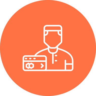 user icon, vector illustration simple design