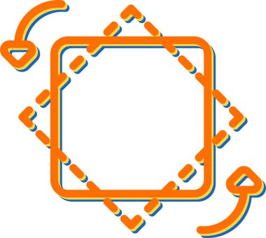 Sembolü çevir. Web simgesi basit tasarım