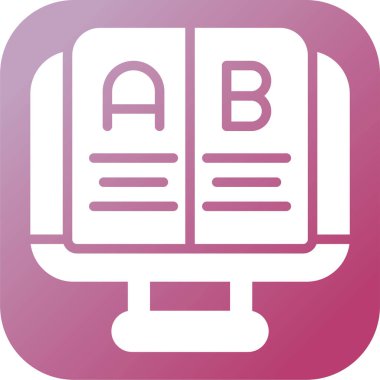 Test simgesinin vektör illüstrasyonu