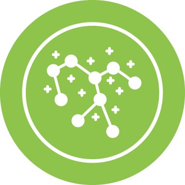 Takımyıldızı. Web simgesi basit tasarım