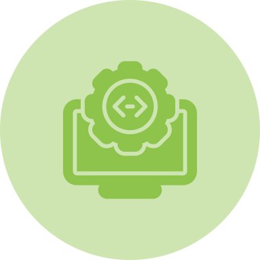 bilgisayar yazılım simgesi, vektör illüstrasyonu