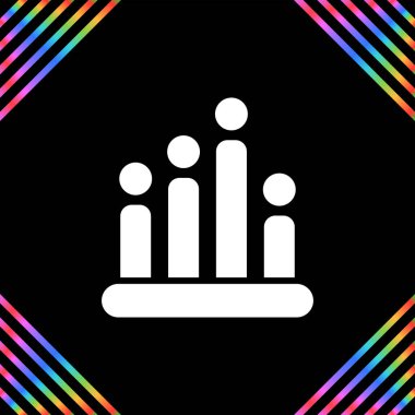 grafik simgesi, vektör illüstrasyonu basit tasarım