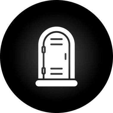 Acil tuvalet. Web simgesi basit illüstrasyon