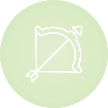 Yay ve ok simge vektör çizim 