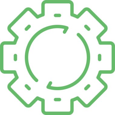 Yenile. Web simgesi basit illüstrasyon