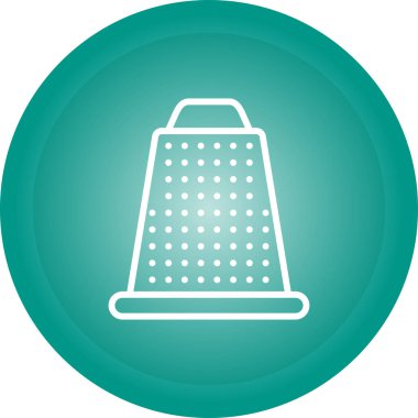 grater simgesi, web basit illüstrasyon