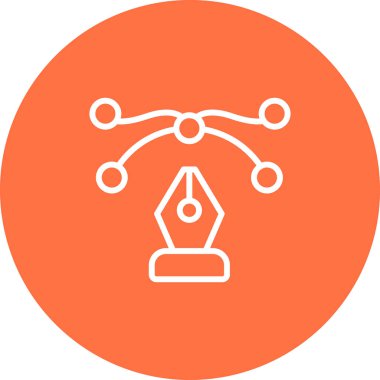 Arkaplanda basit vektör simgesi