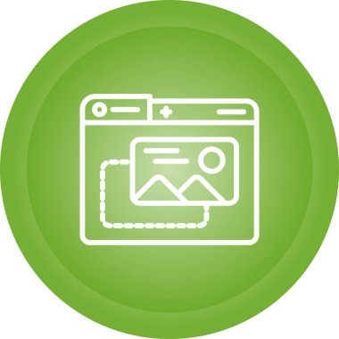  Resim simgesi. Grafiğin vektör illüstrasyonu