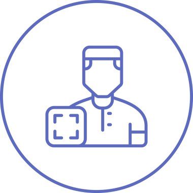 user icon, vector illustration simple design