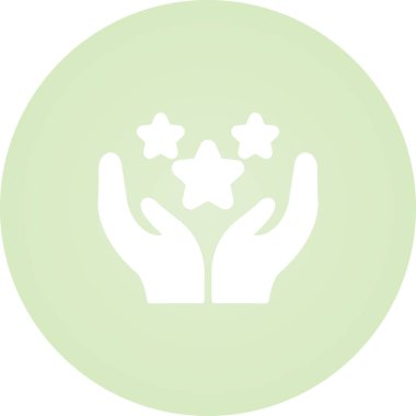 Glory web simgesinin vektör illüstrasyonu