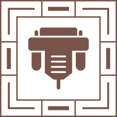 Kablo simgesi, vektör illüstrasyonunu göster