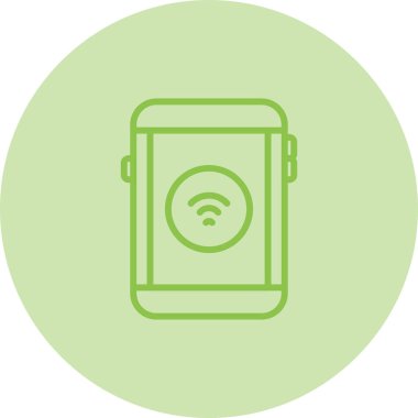 akıllı telefon web simgesi vektör çizimi 