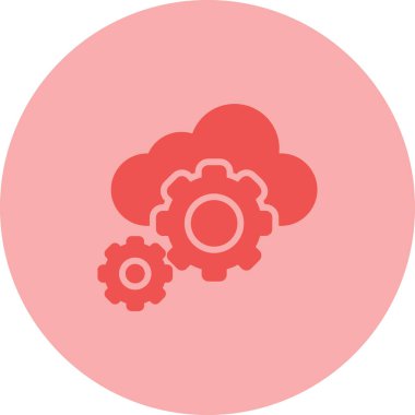  Bulut Orkestrasyonu Web simgesi Basit tasarım