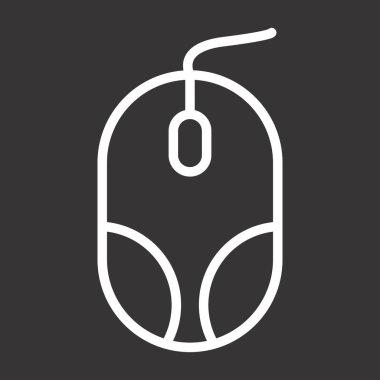 bilgisayar faresi, web simgesi vektör illüstrasyonu 