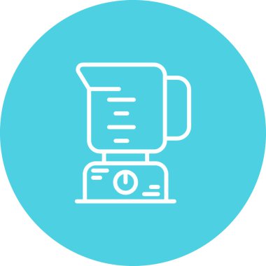 Karıştırıcı ağ simgesinin vektör illüstrasyonu