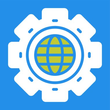 İnternet web simgesi, vektör tasarımı 