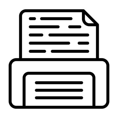 belge web simgesi vektör illüstrasyonu