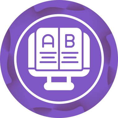 Test simgesinin vektör illüstrasyonu